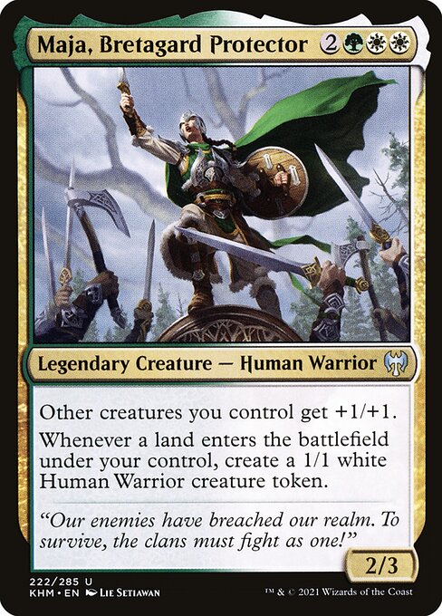 Maja, Bretagard Protector - Kaldheim - 222