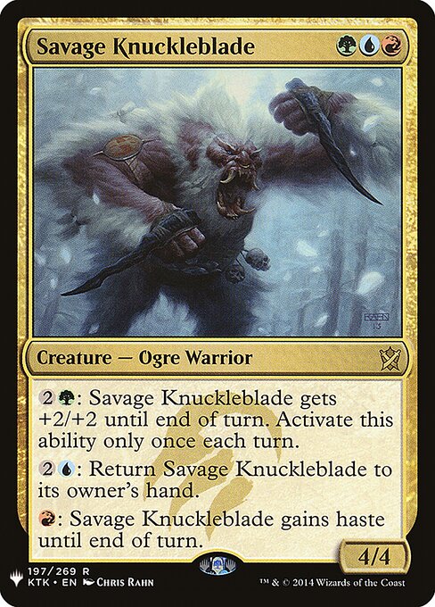 Savage Knuckleblade - The List - KTK-197