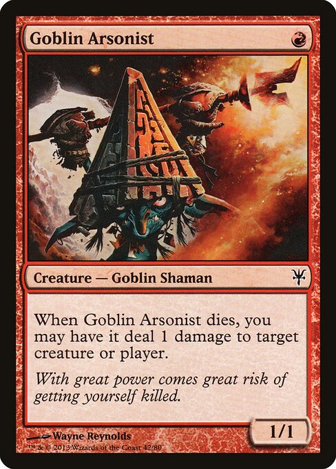 Goblin Arsonist - Duel Decks: Sorin vs. Tibalt - 42