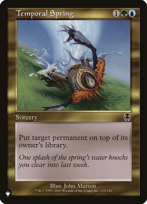 Temporal Spring - The List - APC-125