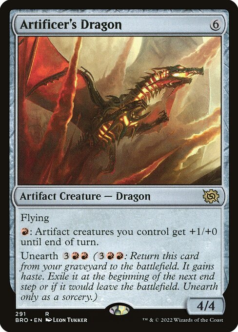 Artificer's Dragon - The Brothers' War - 291