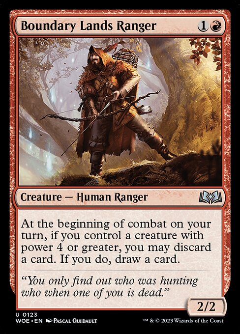 Boundary Lands Ranger - Wilds of Eldraine - 123