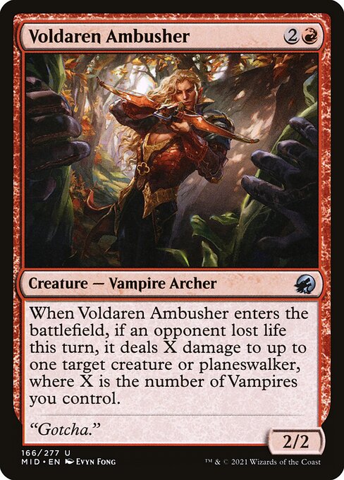 Voldaren Ambusher - Innistrad: Midnight Hunt - 166