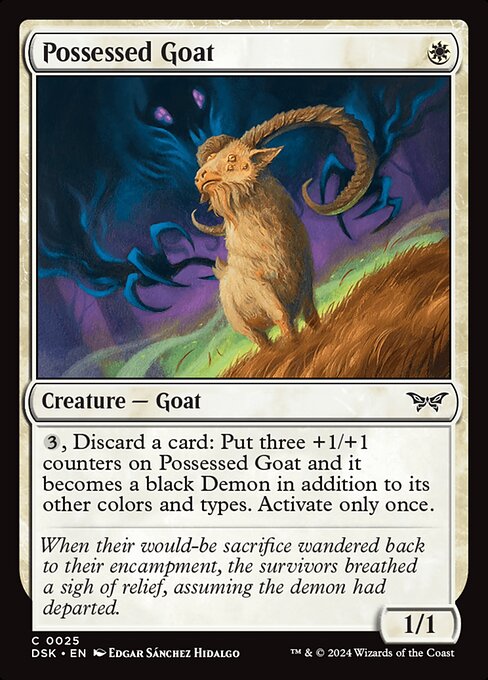 Possessed Goat - Duskmourn: House of Horror - 25