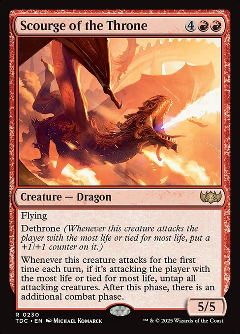 Scourge of the Throne - Tarkir: Dragonstorm Commander - 230
