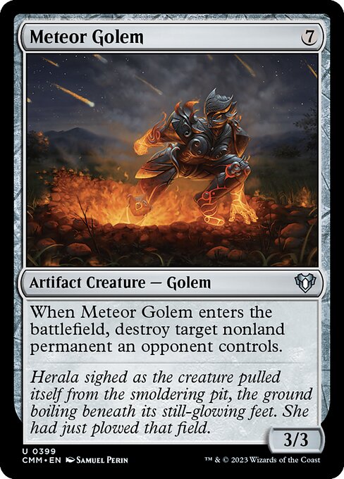 Meteor Golem - Commander Masters - 399