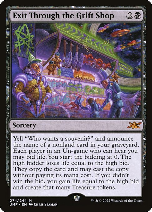 Exit Through the Grift Shop - Unfinity - 74
