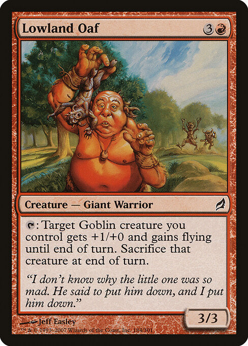 Lowland Oaf - Lorwyn - 184