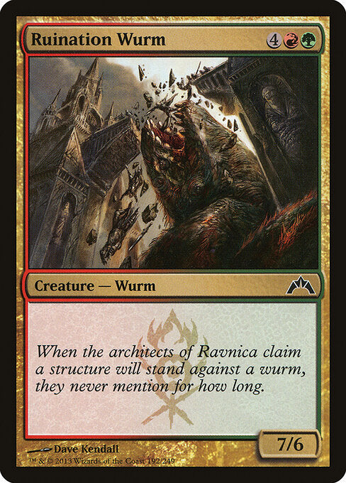 Ruination Wurm - Gatecrash - 192
