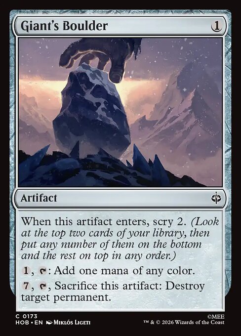 Giant's Boulder - The Hobbit - 173