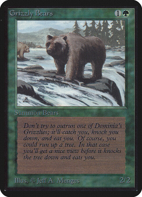 Grizzly Bears - Limited Edition Alpha - 199