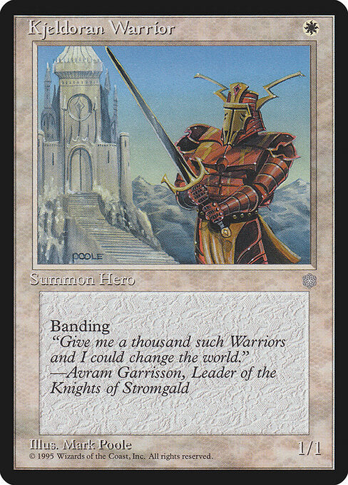 Kjeldoran Warrior - Ice Age - 41