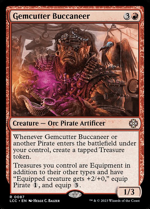 Gemcutter Buccaneer - The Lost Caverns of Ixalan Commander - 87