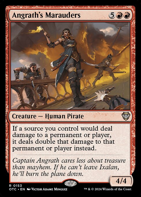 Angrath's Marauders - Outlaws of Thunder Junction Commander - 153