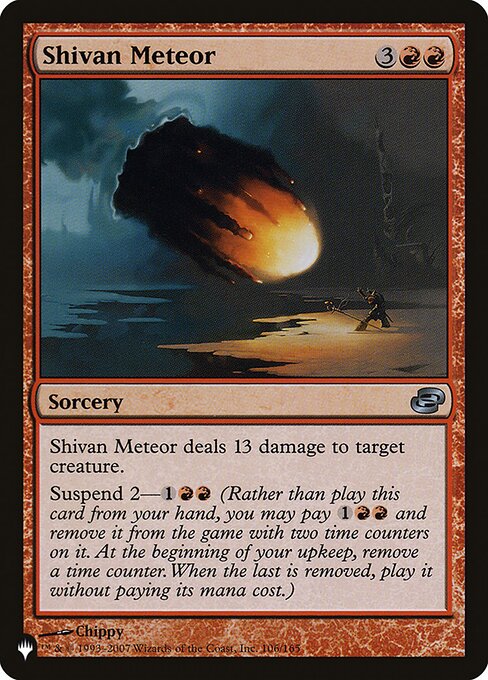 Shivan Meteor - The List - PLC-106