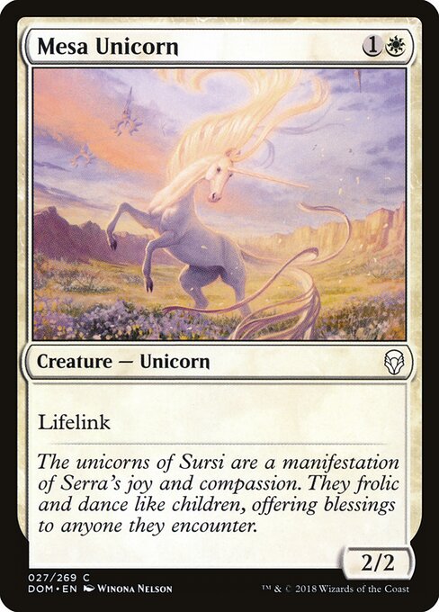 Mesa Unicorn - Dominaria - 27