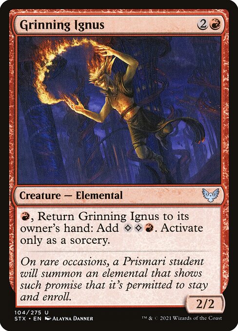 Grinning Ignus - Strixhaven: School of Mages - 104