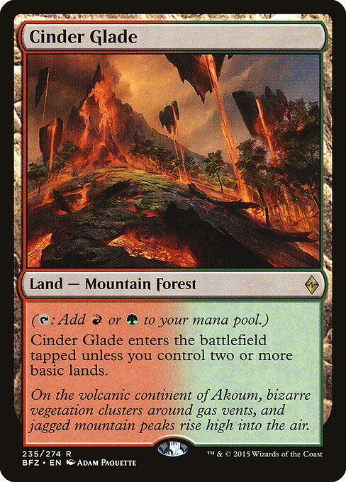 Cinder Glade - Battle for Zendikar - 235
