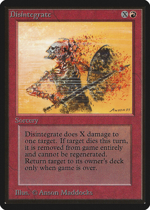 Disintegrate - Limited Edition Beta - 141