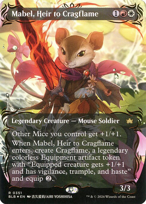 Mabel, Heir to Cragflame - Bloomburrow - 351