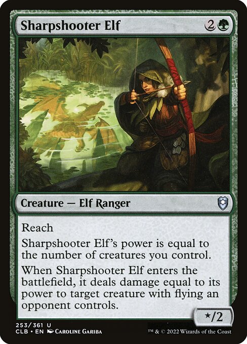 Sharpshooter Elf - Commander Legends: Battle for Baldur's Gate - 253