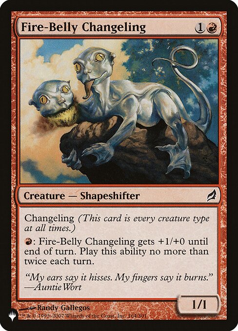 Fire-Belly Changeling - The List - LRW-164