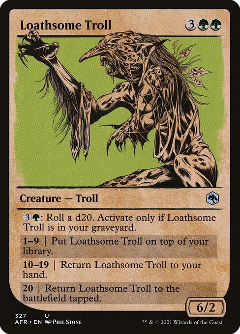 Loathsome Troll - Adventures in the Forgotten Realms - 327