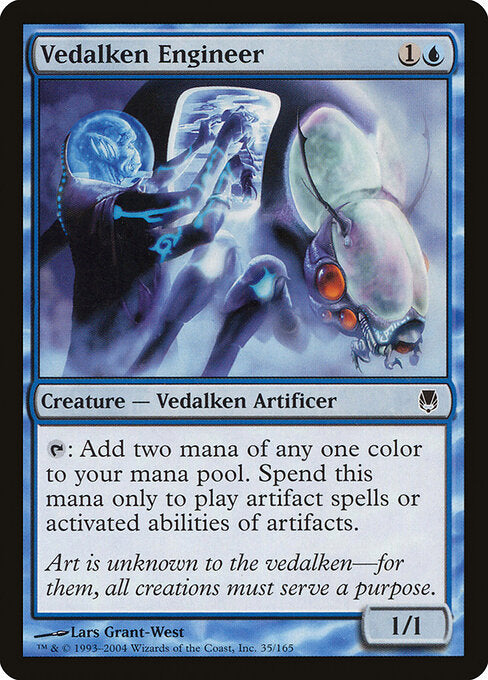 Vedalken Engineer - Darksteel - 35