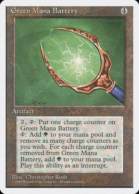 Green Mana Battery - Fourth Edition - 323
