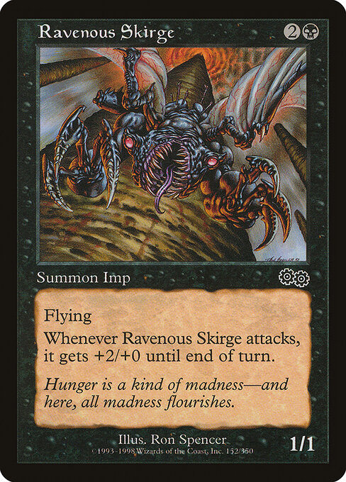 Ravenous Skirge - Urza's Saga - 152