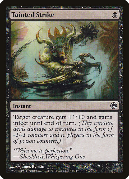 Tainted Strike - Scars of Mirrodin - 80