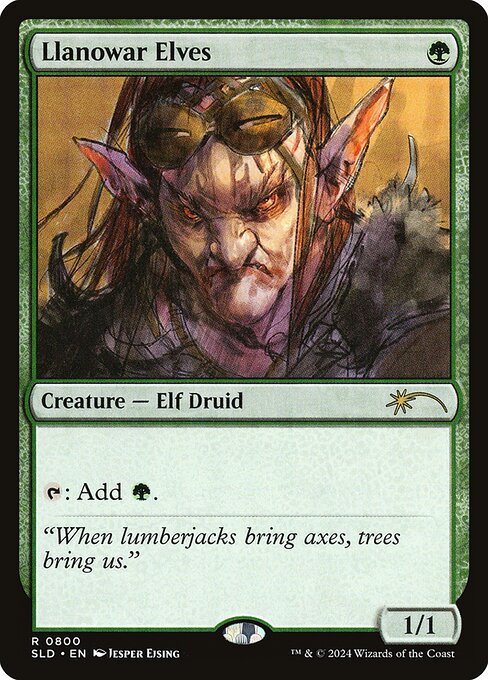 Llanowar Elves - Secret Lair Drop - 800