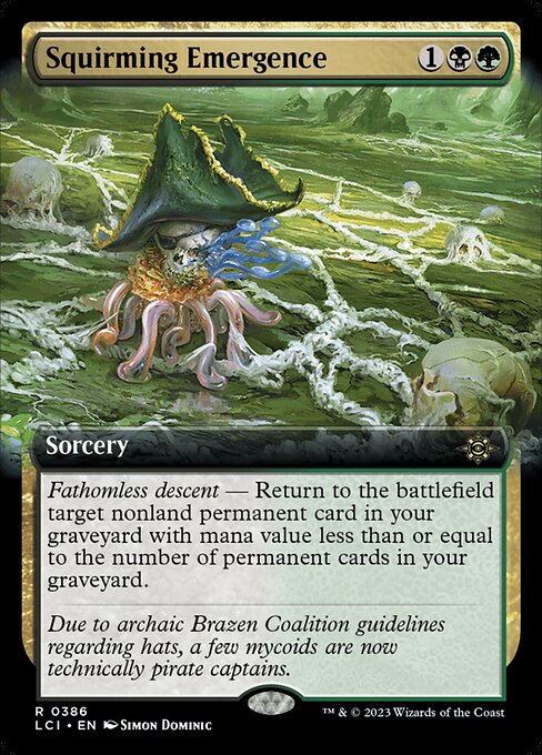 Squirming Emergence - The Lost Caverns of Ixalan - 386
