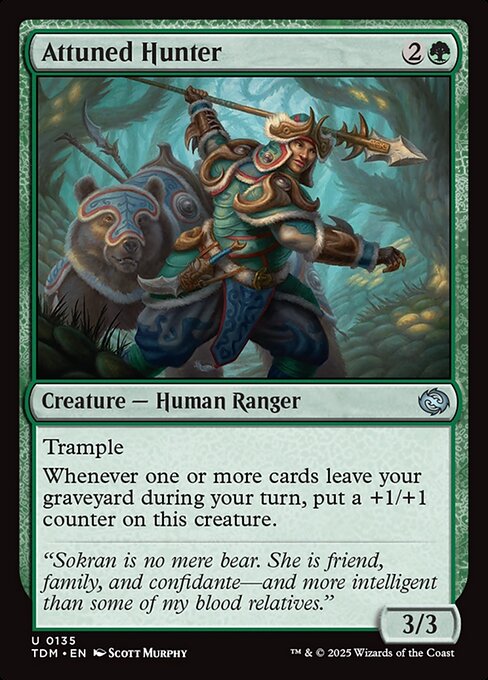 Attuned Hunter - Tarkir: Dragonstorm - 135