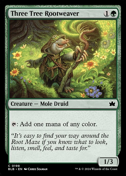 Three Tree Rootweaver - Bloomburrow - 198