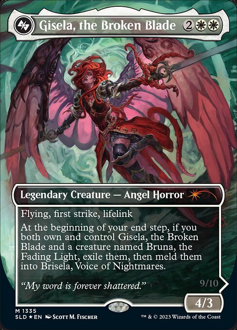 Gisela, the Broken Blade // Brisela, Voice of Nightmares - Secret Lair Drop - 1335