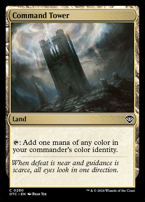 Command Tower - Outlaws of Thunder Junction Commander - 280