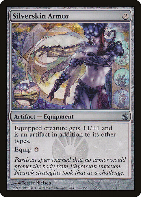 Silverskin Armor - Mirrodin Besieged - 132