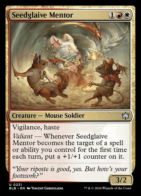 Seedglaive Mentor - Bloomburrow - 231