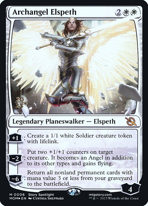 Archangel Elspeth - March of the Machine Promos - 6s