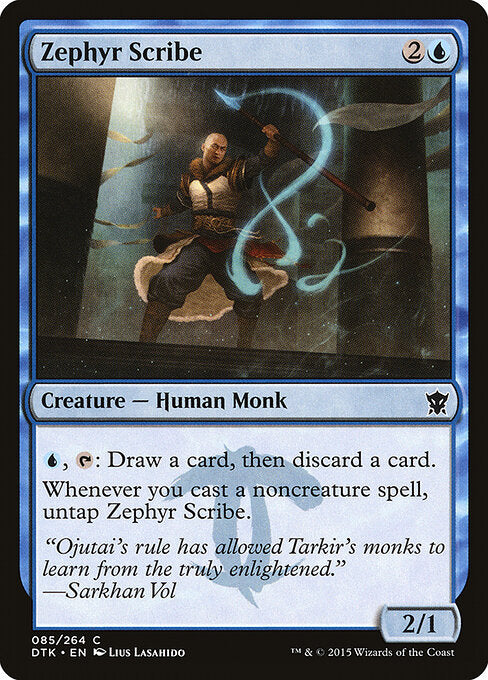 Zephyr Scribe - Dragons of Tarkir - 85