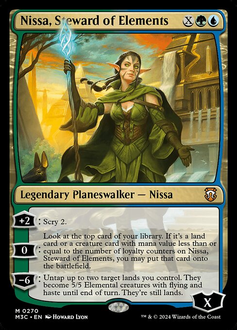Nissa, Steward of Elements - Modern Horizons 3 Commander - 270