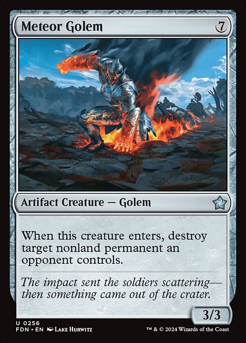 Meteor Golem - Foundations - 256
