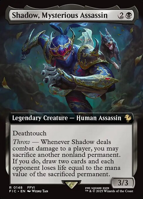 Shadow, Mysterious Assassin - Final Fantasy Commander - 148