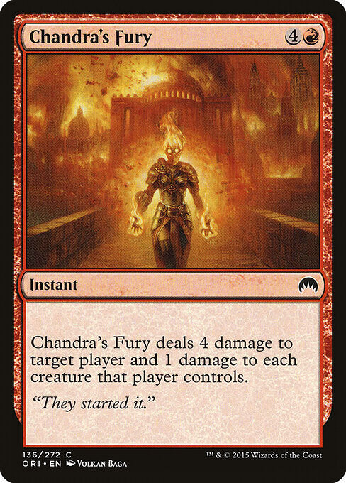 Chandra's Fury - Magic Origins - 136
