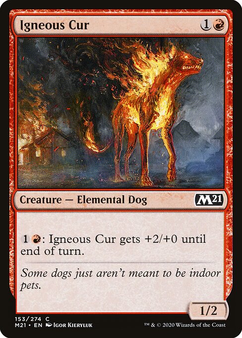 Igneous Cur - Core Set 2021 - 153