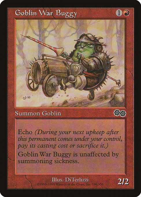 Goblin War Buggy - Urza's Saga - 196