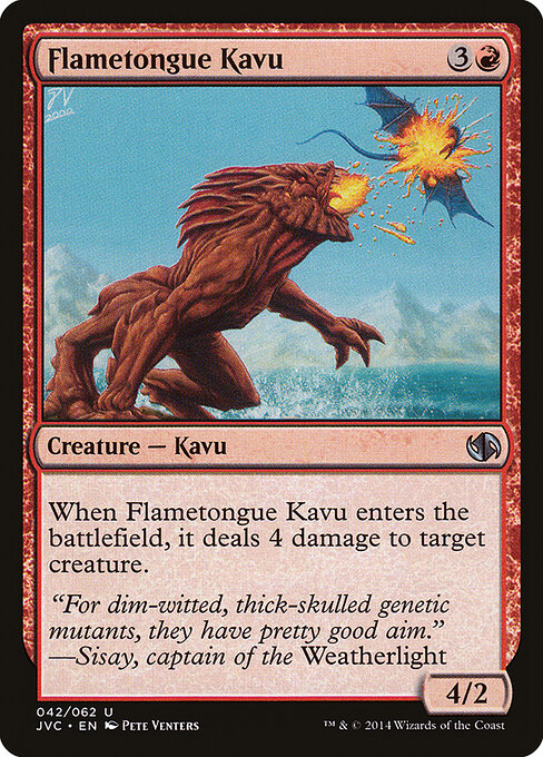 Flametongue Kavu - Duel Decks Anthology: Jace vs. Chandra - 42