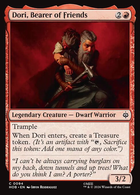 Dori, Bearer of Friends - The Hobbit - 94