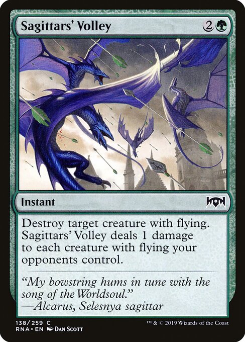 Sagittars' Volley - Ravnica Allegiance - 138